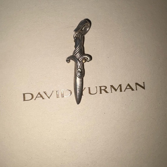 David Yurman Gold and Silver Dagger Pendant - Picture 4 of 4